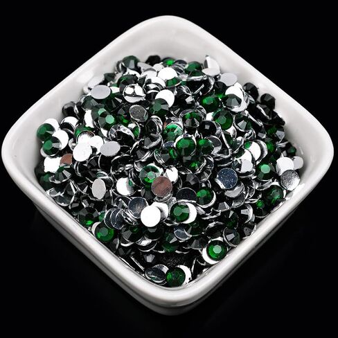 4000 Pcs 4mm White Rhinestones for Crafting Flatback Round Gems for Bedazzling DIY Nail Art in Saudi Arabia