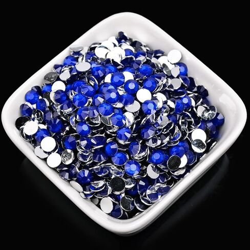 4000 Pcs 4mm White Rhinestones for Crafting Flatback Round Gems for Bedazzling DIY Nail Art in Saudi Arabia