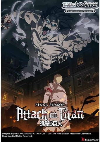 Weiss Schwarz: Attack On Titan: Final Season - ENG Booster Box in Saudi Arabia