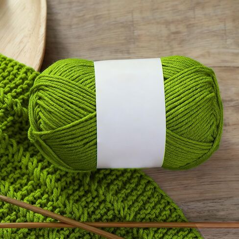 Soft Yarn for Crochet, Crochet - Bright Colors, Perfect for Scarves, Shawls, Blankets and Garments, Green in Saudi Arabia