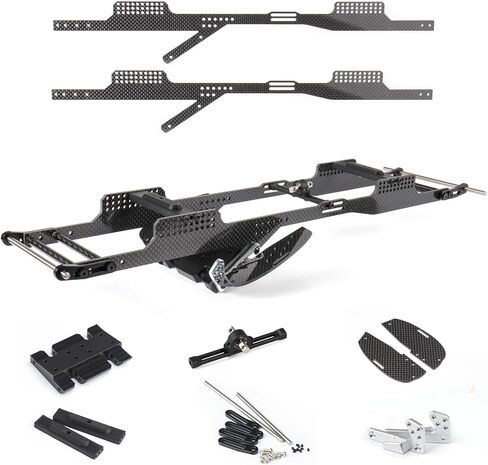إطار هيكل من الكربون 1/10 LCG لأداء الهيكل RC الزاحف للمحور المحوري AR44 SCX10 II Capra Vanquish F10 (مجموعة الارتباط) in Kuwait