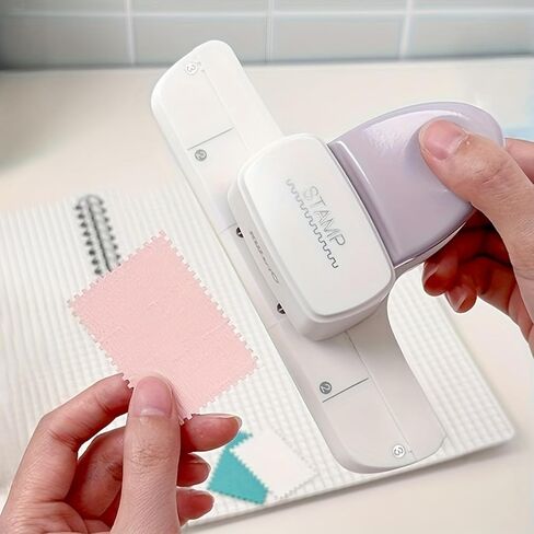 Tag Punch Corner Cutter 3 in 1 Corner Paper Punch Rounder Tag Shape Lever Action Punch for Present Making, DIY Crafts Projects, Photo Cutter, Card Making Supplies in Saudi Arabia