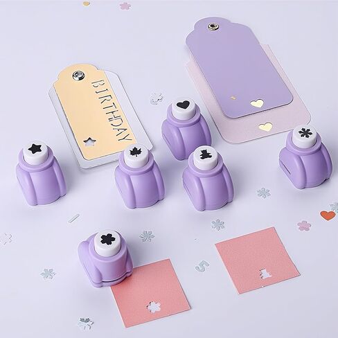 Cat Shape Paper Punch, Lavender Purple Craft Hole Puncher for DIY Scrapbooking, Card Making, Journaling, Mini Press Cutter for Nail Art and Handmade Decorations in Saudi Arabia