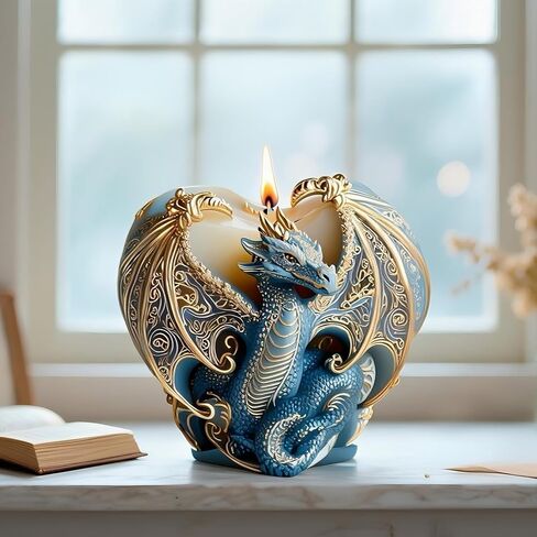 Dragon Candle Mold, 3D Animal Dinosaur Silicone Molds for Candle Making, Epoxy Resin Casting Molds for Handmade DIY Soap & Aromatherapy DIY Home Desk Decor in Saudi Arabia