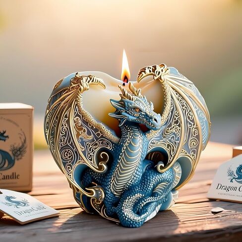 Dragon Candle Mold, 3D Animal Dinosaur Silicone Molds for Candle Making, Epoxy Resin Casting Molds for Handmade DIY Soap & Aromatherapy DIY Home Desk Decor in Saudi Arabia