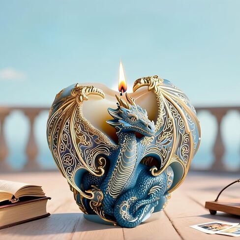 Dragon Candle Mold, 3D Animal Dinosaur Silicone Molds for Candle Making, Epoxy Resin Casting Molds for Handmade DIY Soap & Aromatherapy DIY Home Desk Decor in Saudi Arabia