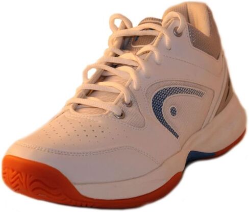 HEAD Men's Sonic 2000 MID Racquetball/Squash Indoor Court Shoes (Non-Marking) (Black/Blue & White/Blue Available) in Saudi Arabia