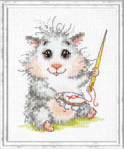 Wizardi Counted Cross-Stitch Kit Wonderful Needle 19-19 Magic Needle in Saudi Arabia
