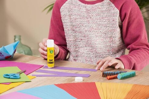 UHU Stic Glue Stick - Strong and Fast, Solvent Free Adhesive - Clear Application - 8g - Pack of 12 in Saudi Arabia