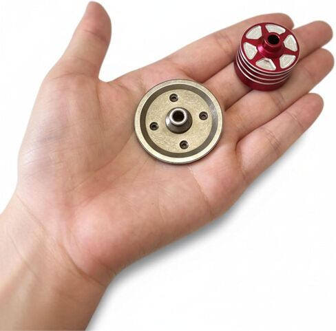 حافظة تفاضلية معدنية ومجموعة تروس 39T 22049 متوافقة مع أجزاء ترقية سيارات Tamiya TT02، TT02B، XV02، TT-02 Type-S 1/10 RC (فضي) in Saudi Arabia