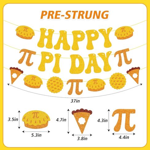 لافتة يوم باي سعيد | لوحة إعلانات محيطية محيطية للرياضيات قابلة للتعديل مسبقًا وقابلة للتعديل للفصول الدراسية ومستلزمات حفلات الرياضيات in Kuwait