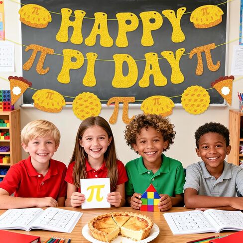 لافتة يوم باي سعيد | لوحة إعلانات محيطية محيطية للرياضيات قابلة للتعديل مسبقًا وقابلة للتعديل للفصول الدراسية ومستلزمات حفلات الرياضيات in Kuwait