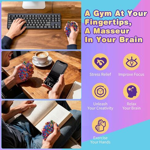 Sensory Fidget Toys - Fidget Toy for Adult - Anxiety Stress Relief Toys for Autistic ADHD - Desk Toys - Gifts for Coworkers Teenagers in Saudi Arabia