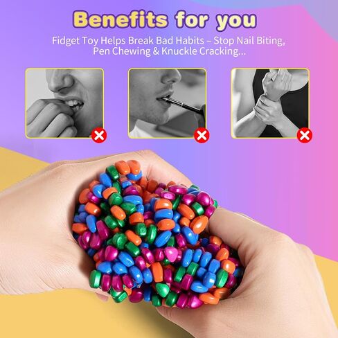 Sensory Fidget Toys - Fidget Toy for Adult - Anxiety Stress Relief Toys for Autistic ADHD - Desk Toys - Gifts for Coworkers Teenagers in Saudi Arabia
