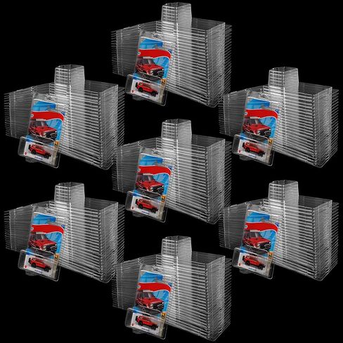 150 Pcs Clear Protector Cases Model Car Clamshell Cases Display Clear Protective Packs Car Blister Pack Covers Compatible with Hot-Wheels for Storage, 7.5 x 5 x 2 Inch in Saudi Arabia