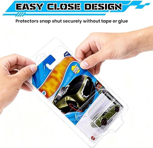 150 Pcs Clear Protector Cases Model Car Clamshell Cases Display Clear Protective Packs Car Blister Pack Covers Compatible with Hot-Wheels for Storage, 7.5 x 5 x 2 Inch in Saudi Arabia