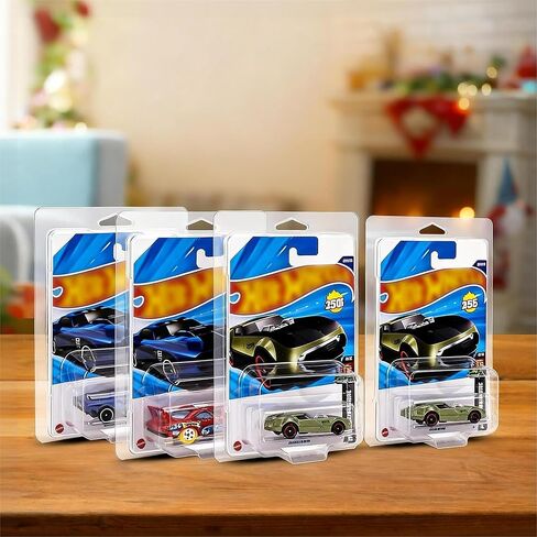 150 Pcs Clear Protector Cases Model Car Clamshell Cases Display Clear Protective Packs Car Blister Pack Covers Compatible with Hot-Wheels for Storage, 7.5 x 5 x 2 Inch in Saudi Arabia