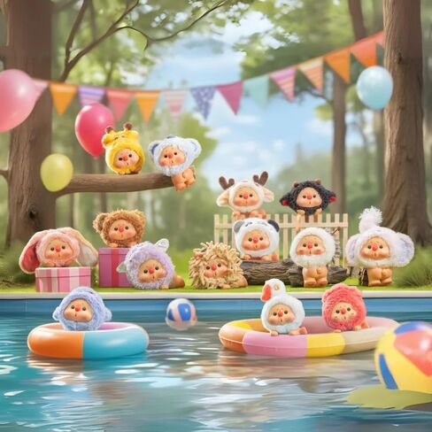 OYO Animal Party Series Mini Blind Box 1PC(1 of 14 Possible Styles) Cute Figures Collectible Toys Birthday Gifts (1Pcs Blind Box) in Saudi Arabia