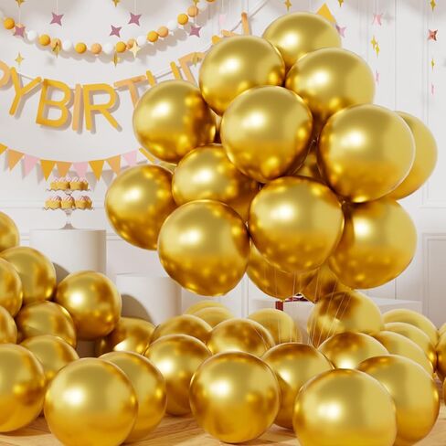 AULE Party Balloons 50 Pcs 12 inch Teal Green Metallic Chrome Helium Shiny Latex Thicken Balloon Perfect Decoration for Wedding Birthday Baby Shower Graduation Christmas Carnival in Kuwait