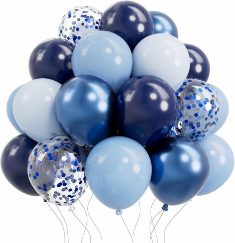 AULE Party Balloons 50 Pcs 12 inch Teal Green Metallic Chrome Helium Shiny Latex Thicken Balloon Perfect Decoration for Wedding Birthday Baby Shower Graduation Christmas Carnival in Kuwait