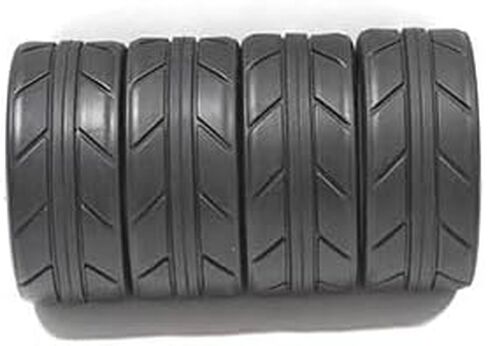 سيارة التحكم عن بعد بمقياس 1/10 إطارات سباق 12 مم محول سداسي HSP، Tamiya، Jingshang، WL Tools مقاس 1/10 إطارات سيارات سباق الطرق بجهاز التحكم عن بعد (أبيض) الإطارات ملتصقة. in Kuwait