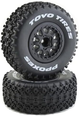 عجلات وإطارات Levelda RC سداسية مقاس 12 مم للتحكم عن بعد مناسبة لإطارات الشاحنات القصيرة Trax ويمكن تطبيقها على إطارات وعجلات Slash 4x4 2WD Arrma Senton HSP المعدلة. in Kuwait