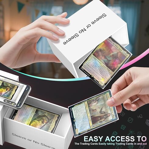 حامل ماسح ضوئي لبطاقات MTG، ماسح ضوئي لبطاقات التداول، حامل هاتف ملحقات MTG، مناسب للبطاقات بدون أكمام والأكمام، متوفر فقط لـ ManaBox in Kuwait