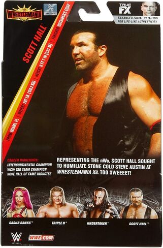WWE WrestleMania Scott Hall Elite Collection Action Figure in Saudi Arabia