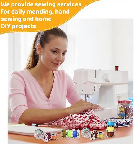 Sewing Machine Bobbins Set 30 Pack Metal Spools Compatible with Brother Singer Janome Sewing Accessories Tools in Saudi Arabia