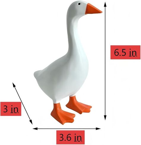 Desk Goose - Desk Accessories for Office & Home, Goose Desk Figurine Desk Porch Goose Magnetic Key Holder for Room Decor in Saudi Arabia
