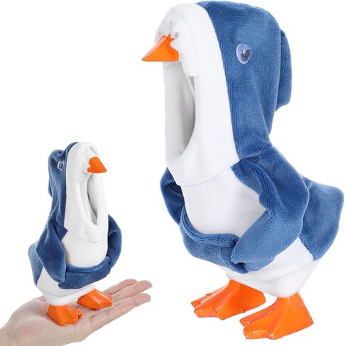 5.9inch Desk Goose Outfits, Mini Desk Goose Hoodie Small Desk Goose Clothes Set for Magnetic Goose Statue (Shark) in Saudi Arabia
