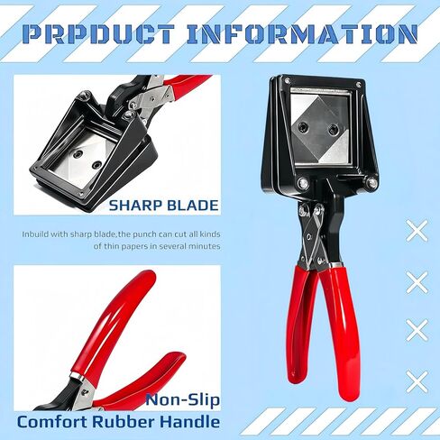 قاطع صور جواز السفر مقاس 2 × 2 بوصة، قاطع مربع للبطاقات المحمولة، قاطع قوالب يدوي لصور جواز السفر مقاس 50 × 50 مم، لقطع ورق بطاقة العمل وصورة الترخيص in Kuwait