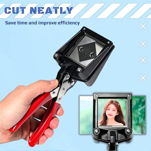 قاطع صور جواز السفر مقاس 2 × 2 بوصة، قاطع مربع للبطاقات المحمولة، قاطع قوالب يدوي لصور جواز السفر مقاس 50 × 50 مم، لقطع ورق بطاقة العمل وصورة الترخيص in Kuwait