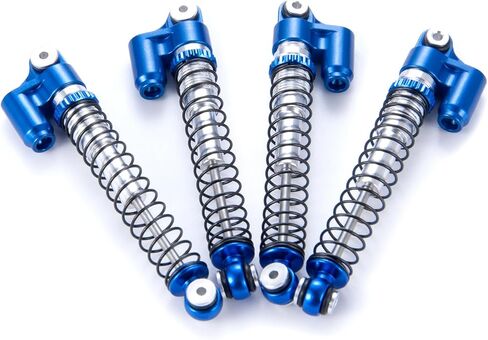 RC 48mm Shocks Aluminum Threaded Tele Absorber Damper Long Travel Shocks with Springs for All 1/24th Axial SCX24 AXI90081 Deadbolt AXI00005 AXI00006 RC Crawler Car Upgrades in Saudi Arabia
