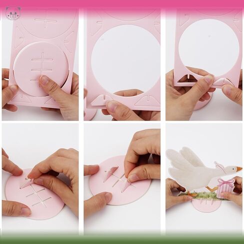 9PCS Pink Silly Goose Table Centerpieces, Watercolor Silly Goose Birthday Decorations for 1st Birthday Party Baby Shower Decor in Saudi Arabia
