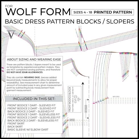 كتل نمط اللباس الأساسي / المنحدرات لشكل الذئب (الأحجام 4-18) نمط مطبوع in Kuwait