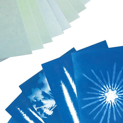 Cyanotype Kit A4 30 Sheets Tear-Resistant Cyanotype Paper Sylephioro Beginner-Friendly Crafts for Adults, Kids, Educators, and STEM Students in Saudi Arabia