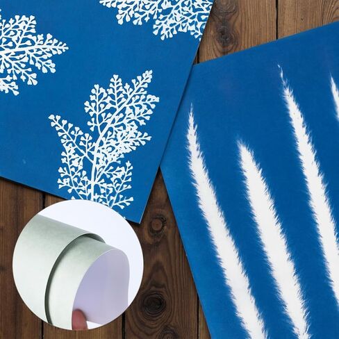 Cyanotype Kit A4 30 Sheets Tear-Resistant Cyanotype Paper Sylephioro Beginner-Friendly Crafts for Adults, Kids, Educators, and STEM Students in Saudi Arabia