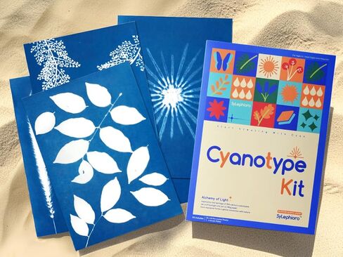 Cyanotype Kit A4 30 Sheets Tear-Resistant Cyanotype Paper Sylephioro Beginner-Friendly Crafts for Adults, Kids, Educators, and STEM Students in Saudi Arabia