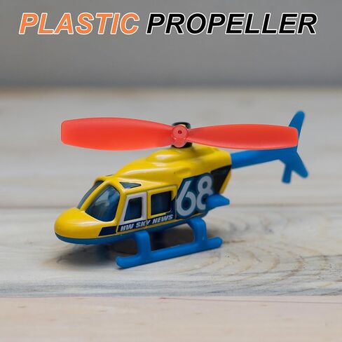 MECCANIXITY 10 Set 55mm/2 Inch Mini Propellers, Special Props Central Axis 1MM for RC Aircraft Lightweight Drones Mini Quadcopter Accessories, Black/Orange in Saudi Arabia