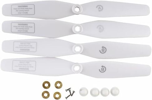 16PCS White Propeller for SJRC S20W S30W T18 H301S T25 HS110D HS110G HS120D Remote Control Drone Blade Spare Parts in Saudi Arabia