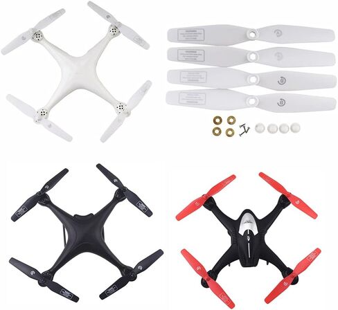 16PCS White Propeller for SJRC S20W S30W T18 H301S T25 HS110D HS110G HS120D Remote Control Drone Blade Spare Parts in Saudi Arabia