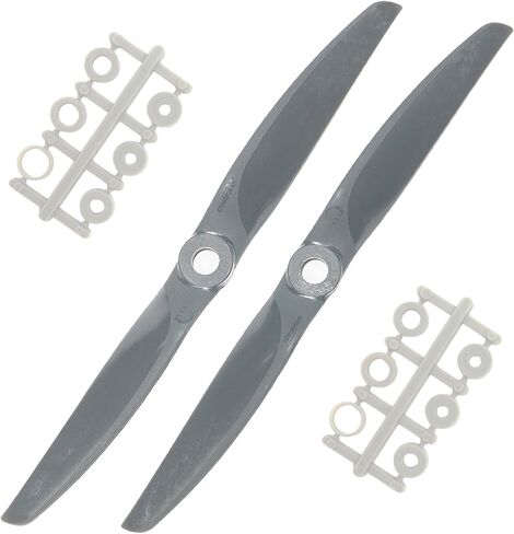 XOAR x Gemfan RC مراوح Vortex 8x6 8 بوصة 2 شفرة كهربائية من الألياف الزجاجية النايلون المروحة لطائرات RC الكهربائية (8 × 6، جرار، حزمة من 2) in Saudi Arabia