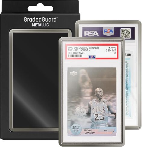Graded Card Guard Case for Standard PSA Slab Case | Metallic Colors | Matte Finish | Stackable | Made to Fit PSA | Solid TPU and PC Design. (Gold) in Saudi Arabia