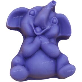 Grainrain Silicon Soap Mold Handcraft DIY 2D Candle Resin Mould for Handmade Soap Elephant (11218) in Saudi Arabia