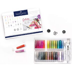 Faber-Castell Gelatos Gift Set: 28 Watercolor Gel Crayons and Art Supplies for Painting, Drawing & Journaling, Versatile Art Pigment Crayons, Gel Sticks for Mixed Media in Kuwait