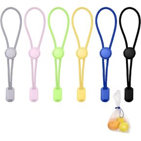 6 قطع من ربطات أكياس الطين الملونة، حزام أدوات فخار قابل للتعديل من السيراميك لإغلاق حقيبة الفخار in Kuwait