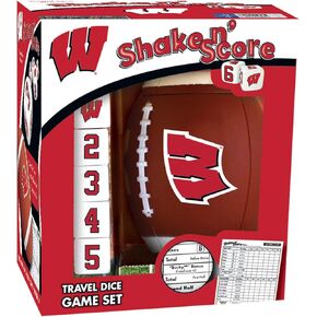 MasterPieces Game Day - NCAA Wisconsin Badgers - Shake N' Score Dice Game in Saudi Arabia