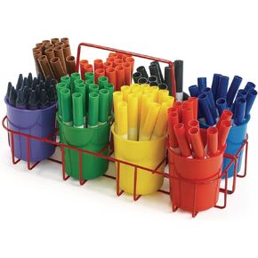 علبة وحامل لأقلام التلوين، لوازم فنية، منظم أقلام التحديد السلكية، منظم محمول، يحمل أقلام تلوين وأقلام رصاص وفرش طلاء ومواد مجمعة ومستلزمات سجل القصاصات وعلبة فنية in Kuwait