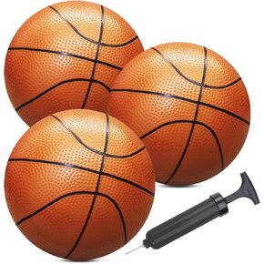 ABAJI Mini 2 Pack Toy 5 بوصة كرة السلة كرة القدم مضخة إبرة مادة مطاطية طوق صغير للأطفال الصغار والمراهقين حمام سباحة في الداخل وفي الهواء الطلق in Kuwait